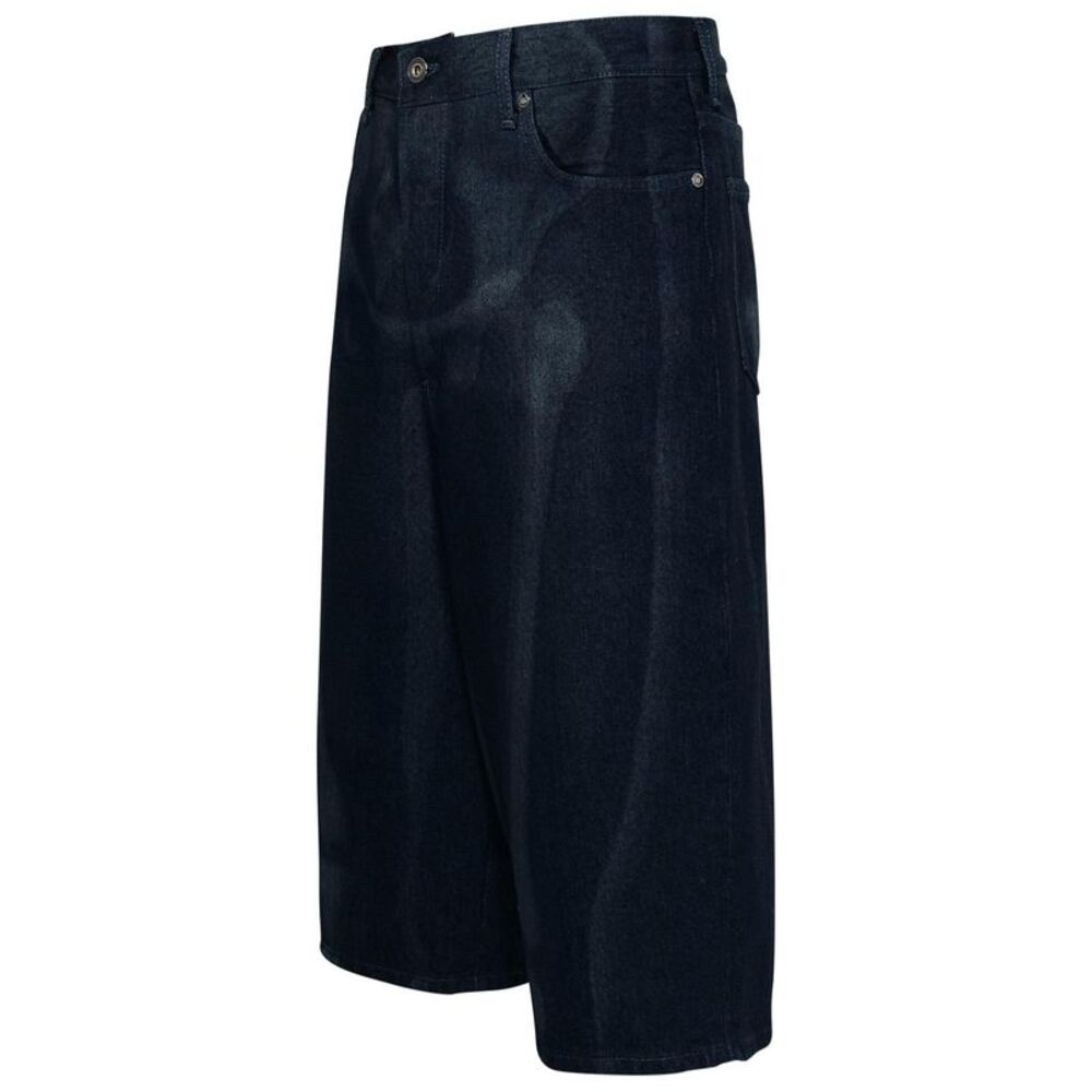 OFF-WHITE Blue Cotton Bermuda Shorts - Picture 2 of 3